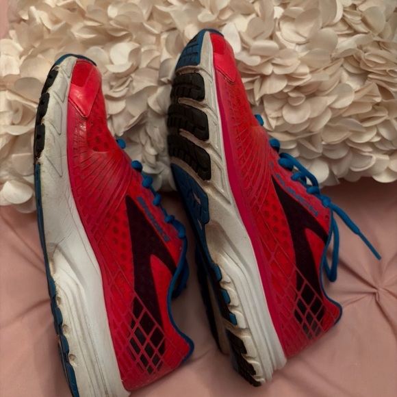 Red and Blue Athletic Shoes - Picture 3 of 7